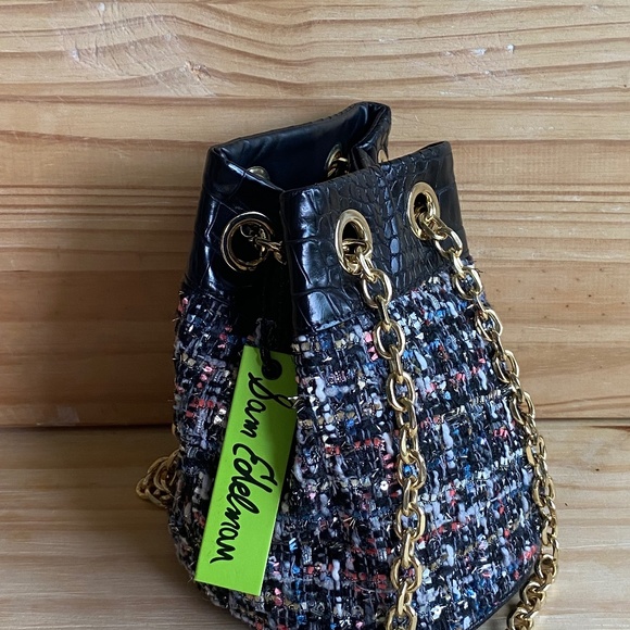 SAME EDELMAN Colorful Gold Chain Handbag - Picture 2 of 5